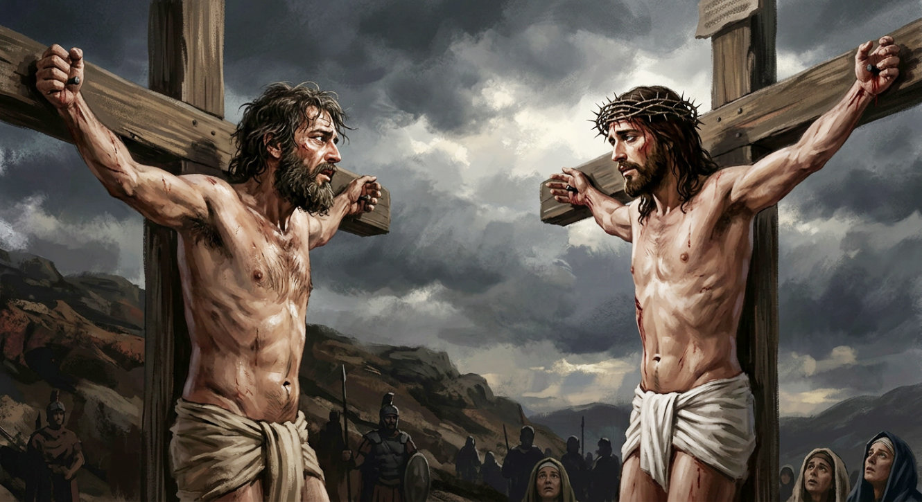 Der Schächer am Kreuz