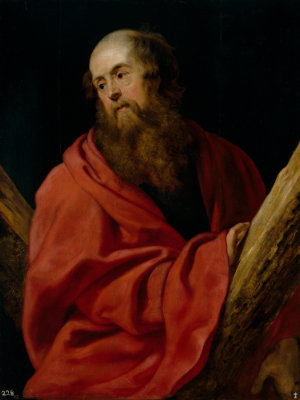 Apostel Andreas gemalt von Rubens